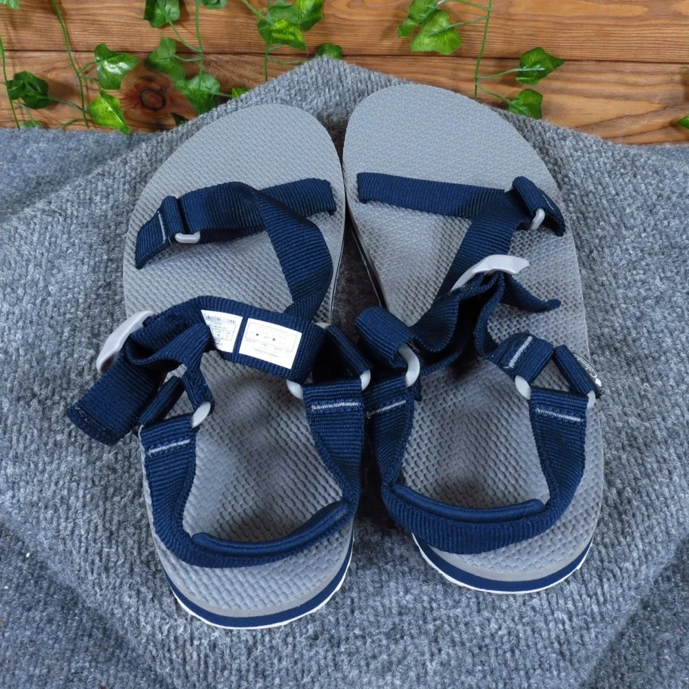 Columbia Red River Mens Strappy Sandals Size 13 Outdoor Water Navy Blue Grey
